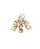 3 Wise Monkeys, 14K Gold Charm