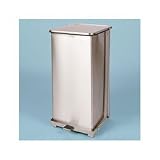 Review United Receptacle, Inc.  / Defenders Non Magnetic Stainless Steel Step Can For Infectious Waste (UNIST24SSPL) Category: Miscellaneous Trash Cans