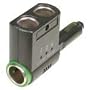 Wagan Triple Socket 12VDC Power Splitter with Battery Checker