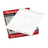 Quality Park R1462 Quality Park Tyvek Open End Envelopes, 9x12, White, 50/Box