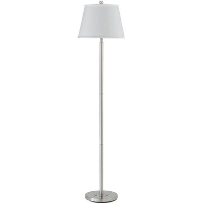 Cal Lighting BO-2077FL-BS Andros Metal Floor Torchiere, Brushed Steel