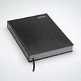 DIARY A4 2 PAGES PER DAY BLACK 2009 [ STAT_KF2A4BK09 ]