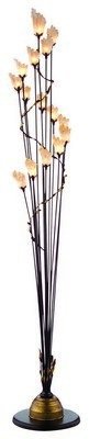 Amber Murano Fifteen Light Floor Lamp