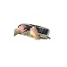 ergoBeads Soft Fabric Wrist Support - Computer Keyboard Pad - Color Leopard Fabric