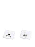 adidas Muñequeras Wrist (Blanco / Negro)