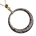 14K Yellow Gold Diamond and Brown Diamond Necklace