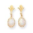 Sardelli - 14k Yellow Gold Opal Dangle Earrings
