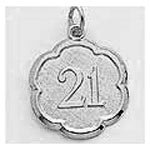 Childrens Toyshop  Jewelry : 21 Number Charm