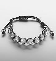 Pave Ball & Bobble Bead Bracelet