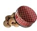 Gourmet Food : 2 lb Extra Large Roasted Cashews Tin - Plaid
