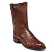 Mens JUSTIN EXOTICS OSTRICH Cowboy Boots Casual Dress BROWN (Size Run 6 - 13 D / EE) SPR-SUM FAL-WIN