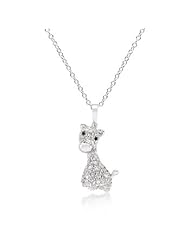 CZ Giraffe Pendant Necklace