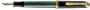 Pelikan Souveran 600 Black/Green GT Medium Point Fountain Pen - 980029