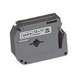 Electronics : Brother M231 1/2' Black on White Tape for P-Touch