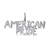 Sterling Silver American Pride Charm