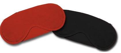 Orion 773514 Augenmasken-Set aus einer roten und einer schwarzen Augenmaske aus Stoff
