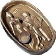 English style Sculpture Gentleman s Tray Iron Artwork