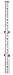 Keson SLR44F10 14-Foot Telescoping Aluminum Grade Rod in Feet and Inches