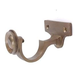 Curtain Rod Holders Antique Brass