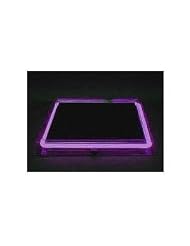 Buy Neon Concepts 15 Inch Square Clear Top Serving Tray (purple Neon Rechargeable...