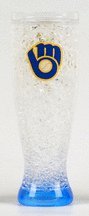 Milwaukee Brewers 16 oz Crystal Freezer Pilsner - Set of 4