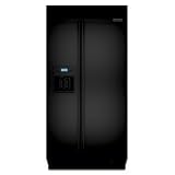 KitchenAid Architect Series II KSSS42QTB 42 Built-In Side-By-Side Refrigerator with In-Door-Ice Dispensing System & LCD Dispenser Display: Classic/Black Trim/Panel-Handles Required