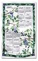 Blueberries 2009 Kitchen Towel