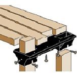 Finley 2x4basics Shelf Links, Black, 6-Pack #07419