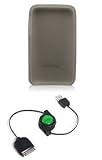 Apple iPod touch 2G FlexiSkin and miniSync Bundle (USB (White), Frosted Clear)