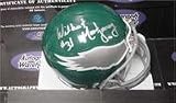 Wilbert Montgomery autographed mini helmet (Philadelphia Eagles) football mini helmet