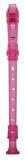 Yamaha YRS-20BP 3-Piece Transparent Soprano Recorder, Bubble Gum Pink