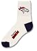 Denver Broncos Pair of White Athletic Socks