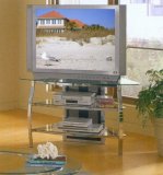 Reno Glass Top TV Stand