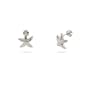 Sterling Silver Starfish Earrings