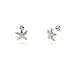 Sterling Silver Starfish Earrings