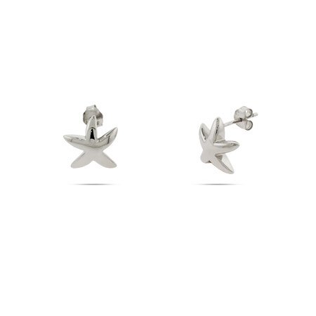 Sterling Silver Starfish Earrings