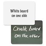 dry erase whiteboard:Chenille Kraft Company Products - White Board/Chalkboard Combo, 1/4