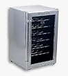 Whynter WC28S SNO 28 Bottle Wine Cooler, Platinum with Lock