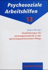 Empfehlungen für Leistungsstandards in der gerontopsychiatrischen Pflege