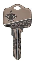 New Orleans Saints Kwikset KW1 House Key