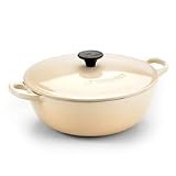 Le Creuset Enameled Cast-Iron 4-1/4-Quart Soup Pot with Cover, Dune