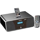 Pyle Home PHSCI20B iPod/iPhone Alarm Clock Radio With High-Performance 2.1 Channel 200 Watts Speakers & Am/Fm Tuner  (Black)