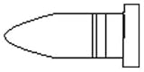 Weller Soldering Tip, LT Series, Chisel, 3.2mm