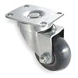 Industrial Grade 1UHZ5 Swivel Caster, 3 In, 300 Lb, Polyurethane
