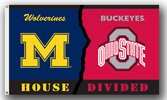 Ohio State vs Michigan Rivalry 3x5 Flag
