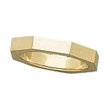 10k Yellow Gold Bridal Engagement Ringer Band - Size 10 - JewelryWeb