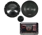 HIFONICS HCX-62C 6", 200w continuous Component Speakers with Separate Tweeter and Crossover