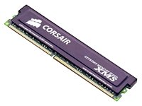 Corsair XMS - Memory - 1 GB - DIMM 184-pin - DDR - 400 MHz / PC3200 - CL3 - unbuffered - non-ECC