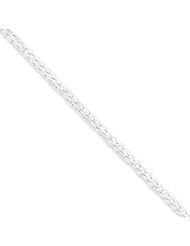 Sterling Silver Square Spiga QFC32-18"