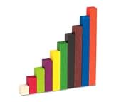 Cuisenaire Rods Introductory Set, Wood